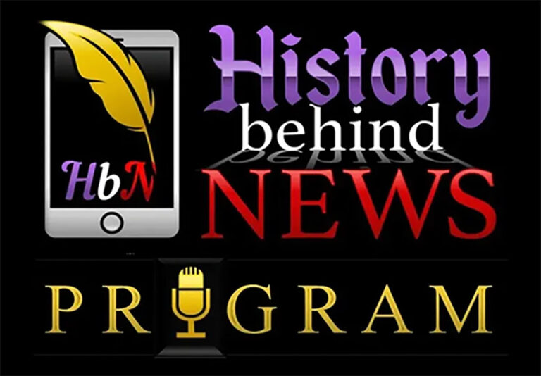 History Behind News program logo