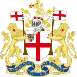 Coat of arms of the East India Company circa 1700s.