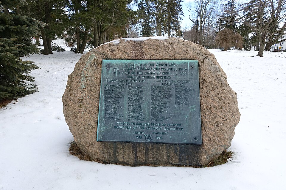 Minutemen Memorial, Town Common, Leicester, Massachusetts