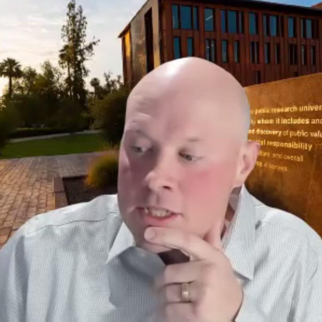 Image of Dr. Peter Van Clean in interview with Adel Aali in AARevolution.net