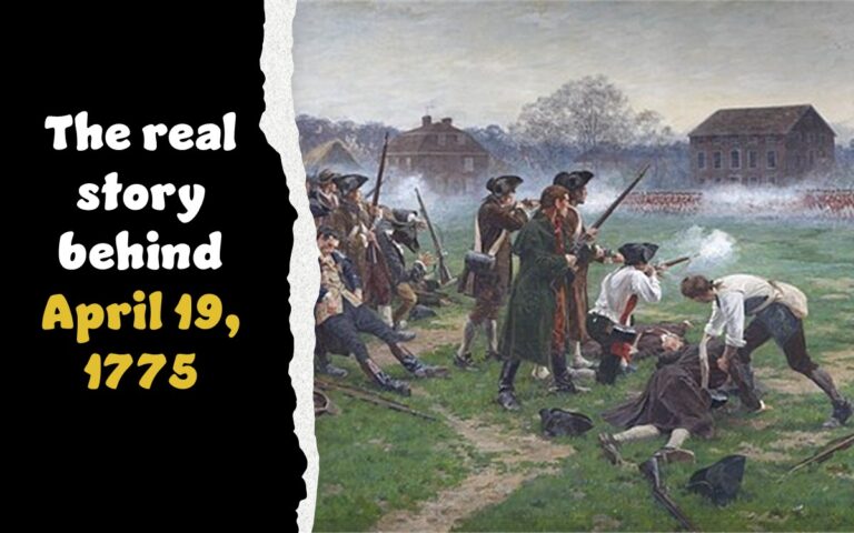 Battle of Lexington by William Barnes Wollen - National Army Museum website, 3 March 2019 (upload date) by Muhranoff, Public Domain. Image edited for this post. Visit AARevolution.net for more images of the American Revolution.