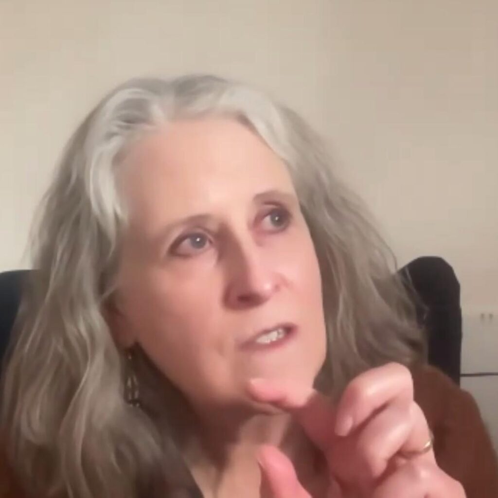 Image of Dr. Kathleen Brown in interview with Adel Aali in AARevolution.net