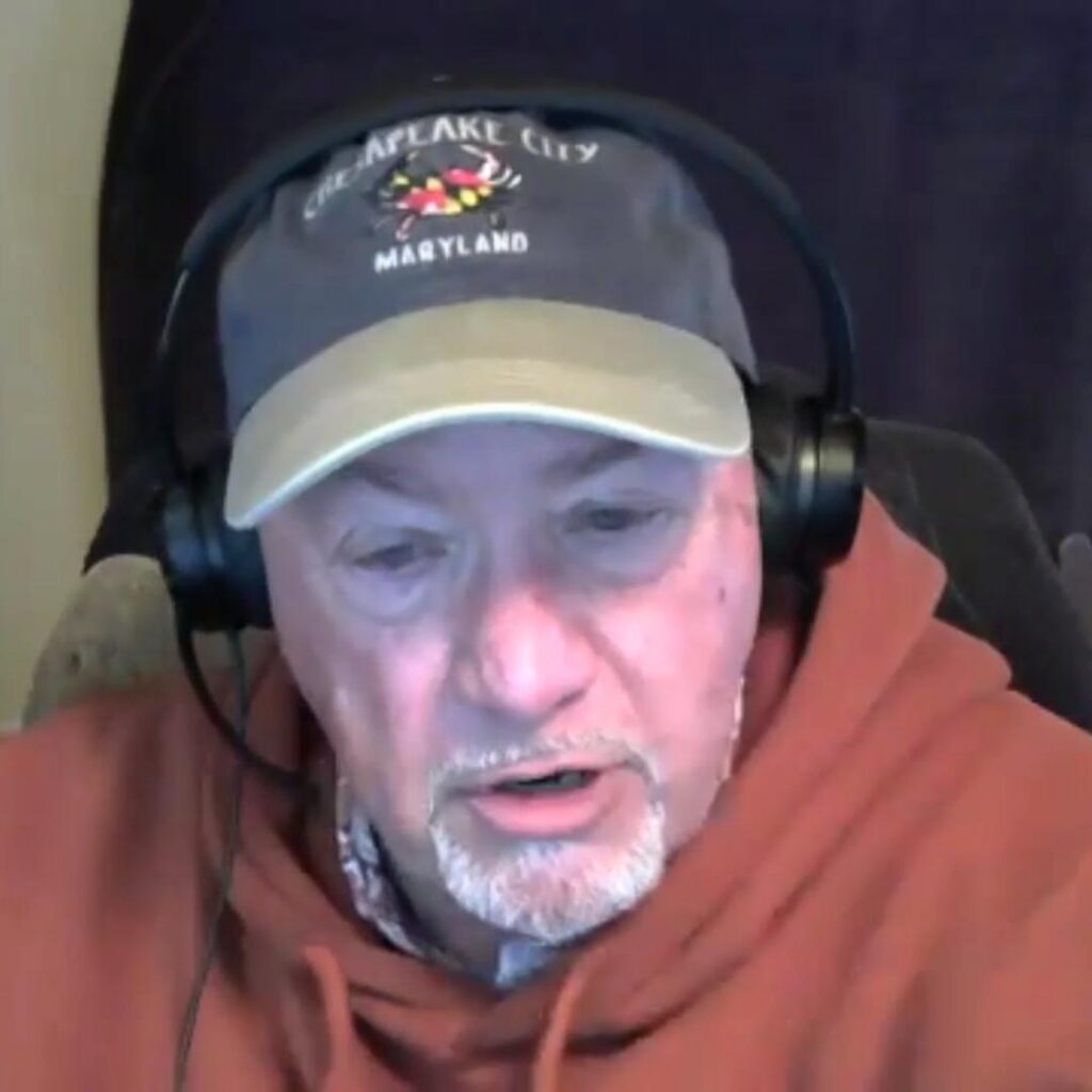 Picture of Dr. Farley Grubb during his interview with Adel Aali in AARevolution.net about the Habsburg monarchy and the American Revolution.